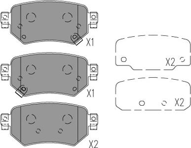 Kavo Parts KBP-4577 - Jarrupala, levyjarru inparts.fi