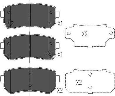 Kavo Parts KBP-4007 - Jarrupala, levyjarru inparts.fi