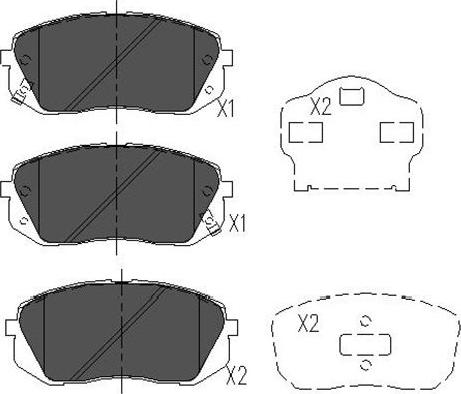 Kavo Parts KBP-4018 - Jarrupala, levyjarru inparts.fi