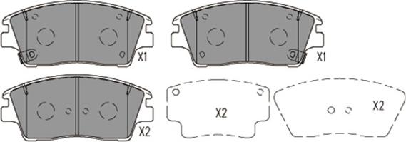 Kavo Parts KBP-4030 - Jarrupala, levyjarru inparts.fi