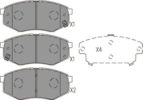 Kavo Parts KBP-4025 - Jarrupala, levyjarru inparts.fi