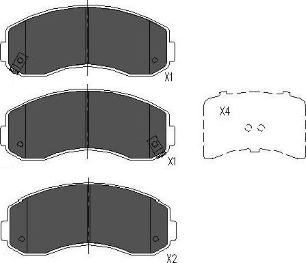 Kavo Parts KBP-4021 - Jarrupala, levyjarru inparts.fi