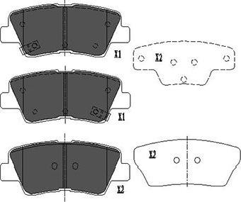 Kavo Parts KBP-4022 - Jarrupala, levyjarru inparts.fi