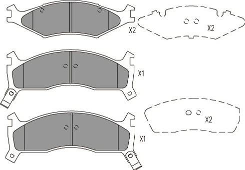 Kavo Parts KBP-4027 - Jarrupala, levyjarru inparts.fi