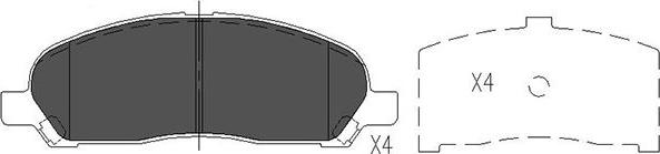 Kavo Parts KBP-5540 - Jarrupala, levyjarru inparts.fi