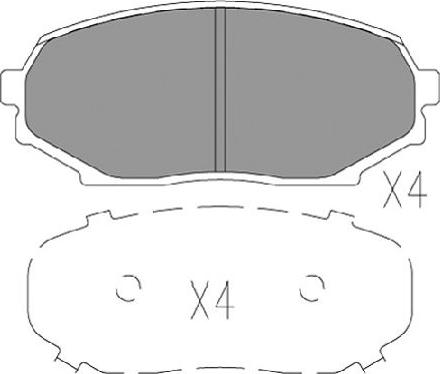 Kavo Parts KBP-5547 - Jarrupala, levyjarru inparts.fi