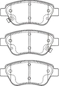 Kavo Parts KBP-5562 - Jarrupala, levyjarru inparts.fi