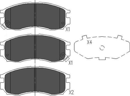 Kavo Parts KBP-5502 - Jarrupala, levyjarru inparts.fi