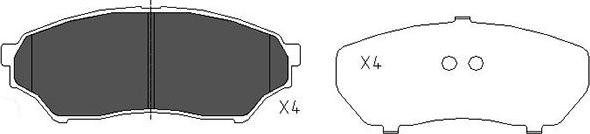 Kavo Parts KBP-5514 - Jarrupala, levyjarru inparts.fi