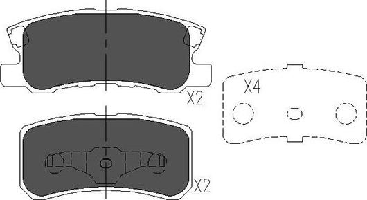 Kavo Parts KBP-5515 - Jarrupala, levyjarru inparts.fi