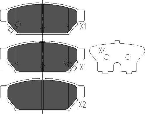 Kavo Parts KBP-5510 - Jarrupala, levyjarru inparts.fi