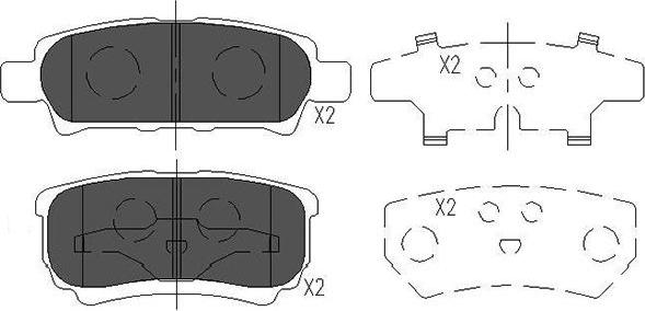 Kavo Parts KBP-5518 - Jarrupala, levyjarru inparts.fi