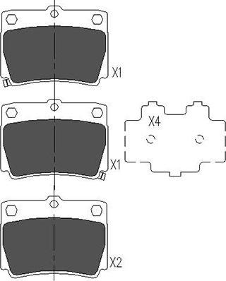 Kavo Parts KBP-5512 - Jarrupala, levyjarru inparts.fi