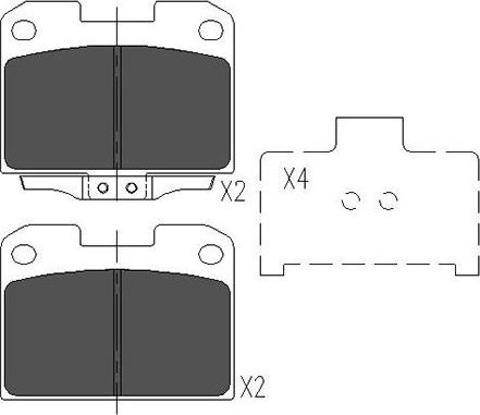 Kavo Parts KBP-5531 - Jarrupala, levyjarru inparts.fi