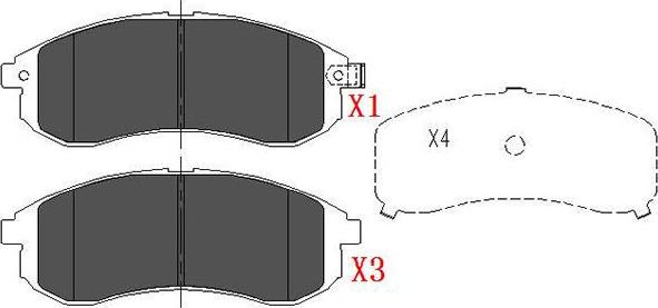 Kavo Parts KBP-5533 - Jarrupala, levyjarru inparts.fi