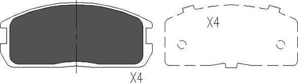 Kavo Parts KBP-5524 - Jarrupala, levyjarru inparts.fi