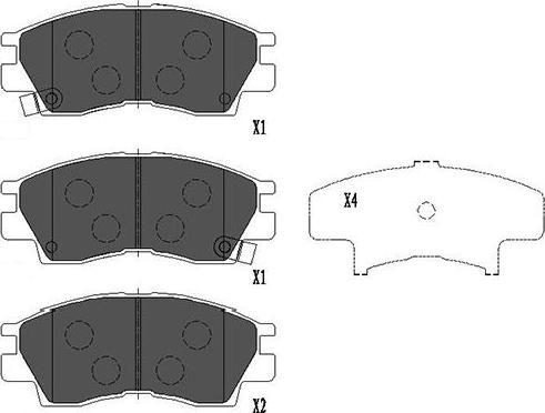 Kavo Parts KBP-5526 - Jarrupala, levyjarru inparts.fi