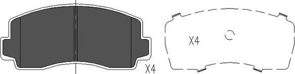 Kavo Parts KBP-5528 - Jarrupala, levyjarru inparts.fi