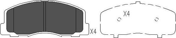 Kavo Parts KBP-5523 - Jarrupala, levyjarru inparts.fi