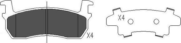 Kavo Parts KBP-6594 - Jarrupala, levyjarru inparts.fi