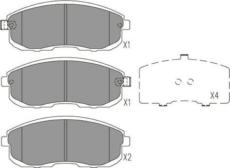 Kavo Parts KBP-6596 - Jarrupala, levyjarru inparts.fi