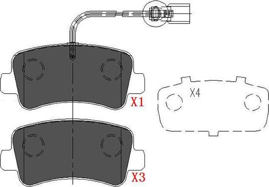 Kavo Parts KBP-6590 - Jarrupala, levyjarru inparts.fi