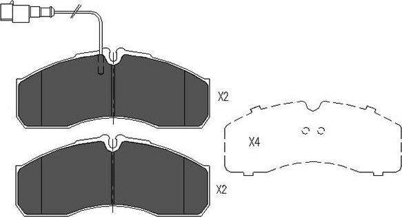 Kavo Parts KBP-6591 - Jarrupala, levyjarru inparts.fi