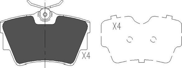 Kavo Parts KBP-6593 - Jarrupala, levyjarru inparts.fi