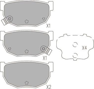 Kavo Parts KBP-6597 - Jarrupala, levyjarru inparts.fi