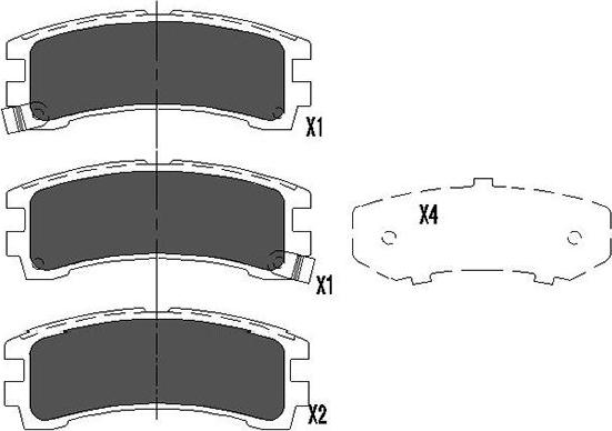 Kavo Parts KBP-6549 - Jarrupala, levyjarru inparts.fi