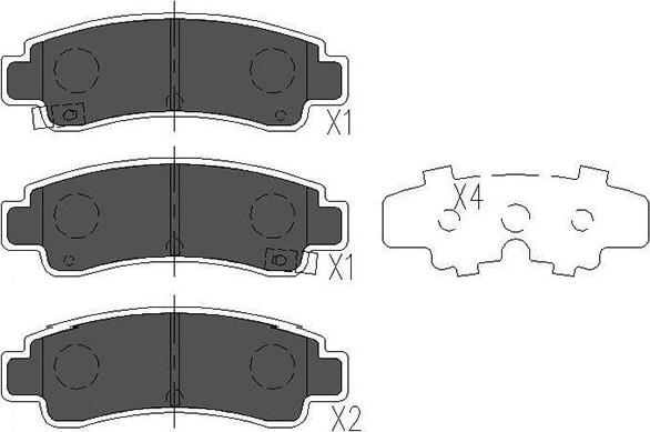 Kavo Parts KBP-6546 - Jarrupala, levyjarru inparts.fi