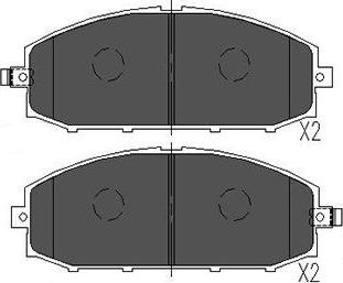 Kavo Parts KBP-6540 - Jarrupala, levyjarru inparts.fi