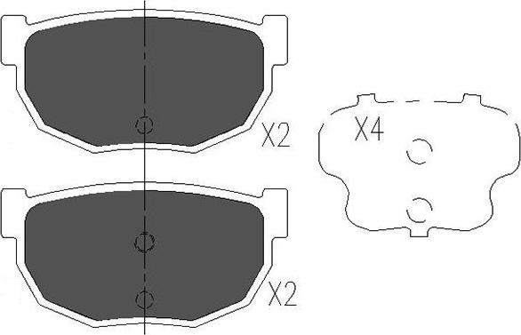 Kavo Parts KBP-6541 - Jarrupala, levyjarru inparts.fi