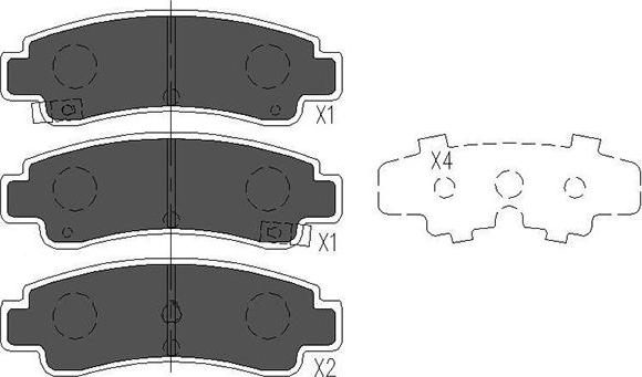 Kavo Parts KBP-6543 - Jarrupala, levyjarru inparts.fi