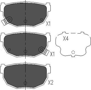 Kavo Parts KBP-6542 - Jarrupala, levyjarru inparts.fi