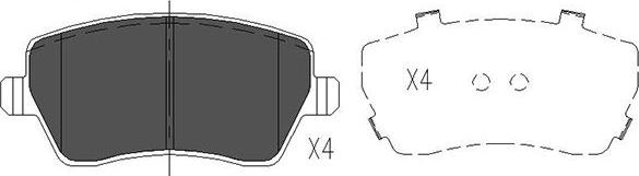 Kavo Parts KBP-6559 - Jarrupala, levyjarru inparts.fi