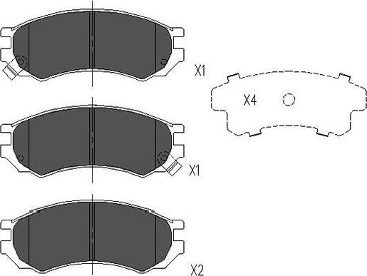 Kavo Parts KBP-6555 - Jarrupala, levyjarru inparts.fi