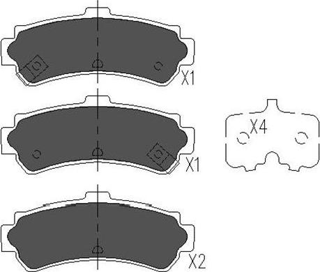 Kavo Parts KBP-6550 - Jarrupala, levyjarru inparts.fi