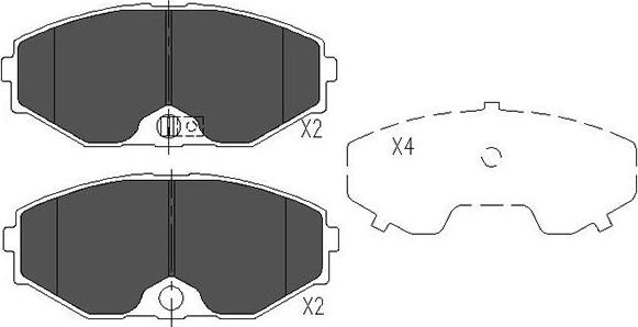 Kavo Parts KBP-6553 - Jarrupala, levyjarru inparts.fi