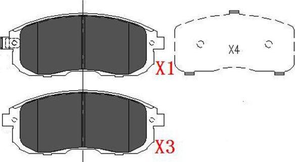 Kavo Parts KBP-6557 - Jarrupala, levyjarru inparts.fi