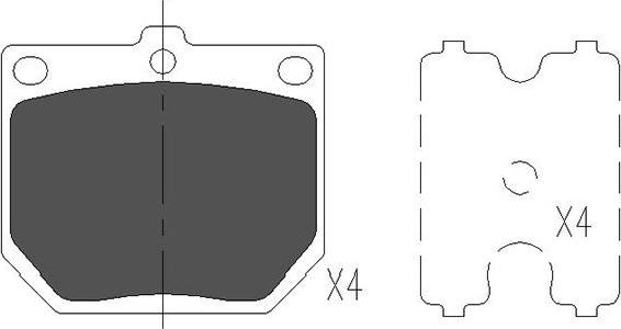 Kavo Parts KBP-6569 - Jarrupala, levyjarru inparts.fi