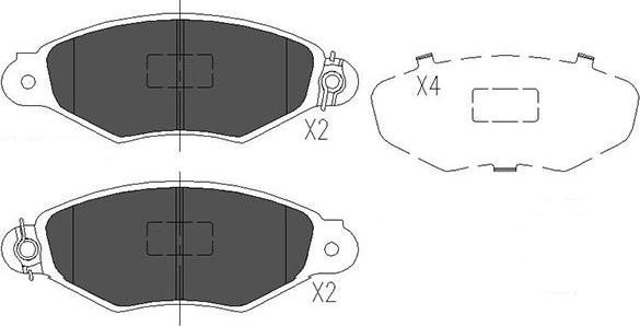 Kavo Parts KBP-6565 - Jarrupala, levyjarru inparts.fi