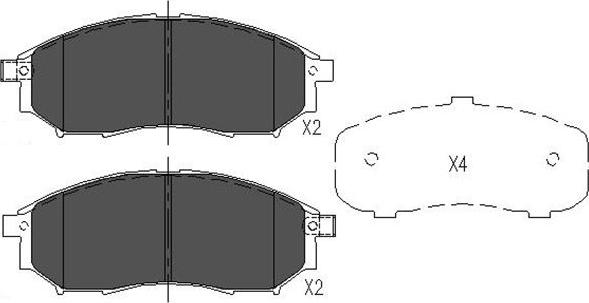 Kavo Parts KBP-6567 - Jarrupala, levyjarru inparts.fi