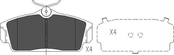 Kavo Parts KBP-6509 - Jarrupala, levyjarru inparts.fi