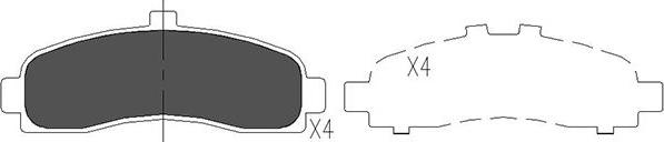 Kavo Parts KBP-6505 - Jarrupala, levyjarru inparts.fi