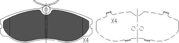 Kavo Parts KBP-6506 - Jarrupala, levyjarru inparts.fi