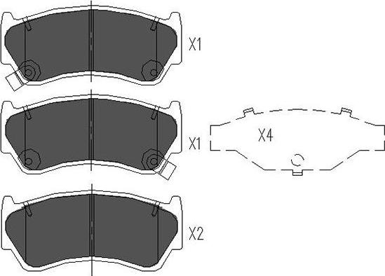 Kavo Parts KBP-6508 - Jarrupala, levyjarru inparts.fi