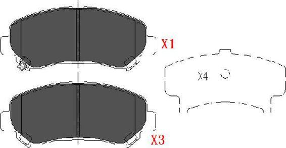 Kavo Parts KBP-6519 - Jarrupala, levyjarru inparts.fi