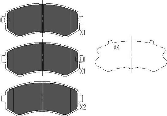 Kavo Parts KBP-6514 - Jarrupala, levyjarru inparts.fi