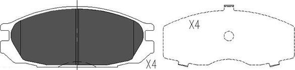 Kavo Parts KBP-6510 - Jarrupala, levyjarru inparts.fi